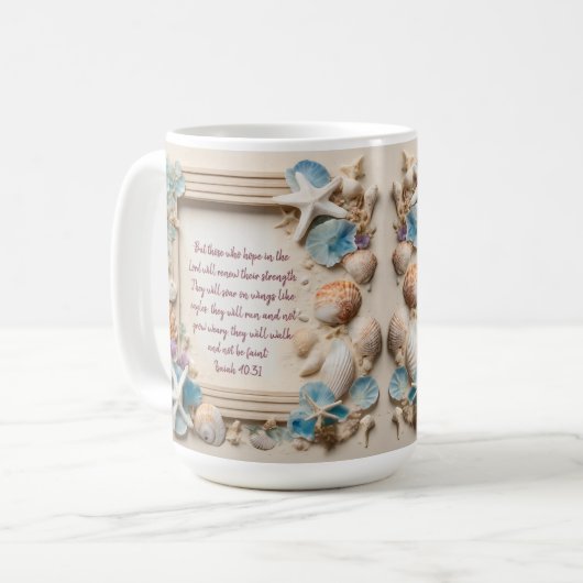 Seashell Dreams Frame Kaffeetasse (Vorderseite Links)
