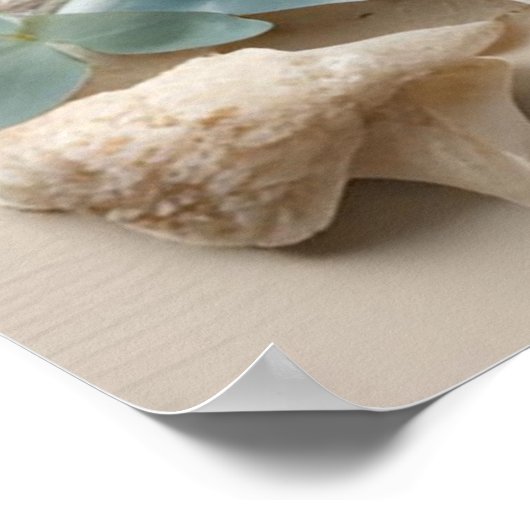 Seashell Dreams Frame Poster (Ecke)