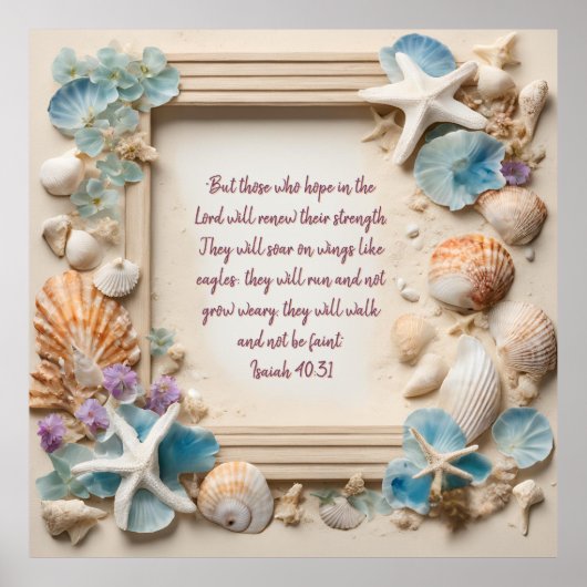 Seashell Dreams Frame Poster (Vorne)