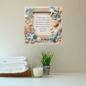 Seashell Dreams Frame Poster