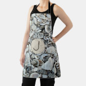 Seashell Drift Monogram Accent Schürze (InSitu)