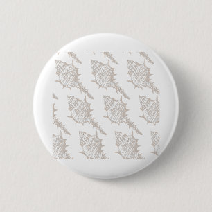Seashell elegantes Muster Button