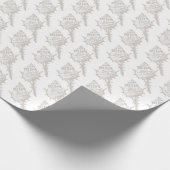 Seashell elegantes Muster Geschenkpapier (Ecke)
