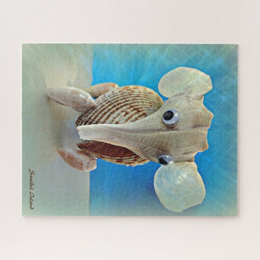 Seashell Elephant Craft Animal Sanibel Island FL Puzzle (Horizontal)
