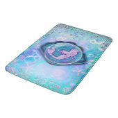 Seashell Fit für einen Meerjungfrau-Glitzer Magisc Badematte (Schrägansicht)