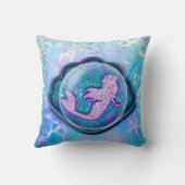 Seashell Fit für einen Meerjungfrau-Glitzer Magisc Kissen (Rückseite)