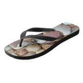 Seashell Flip Flops Badesandalen (Schrägansicht)