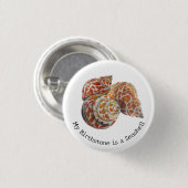 Seashell/Fossickers Button (Vorne & Hinten)