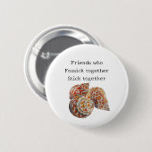Seashell/Fossickers Button (Vorne & Hinten)