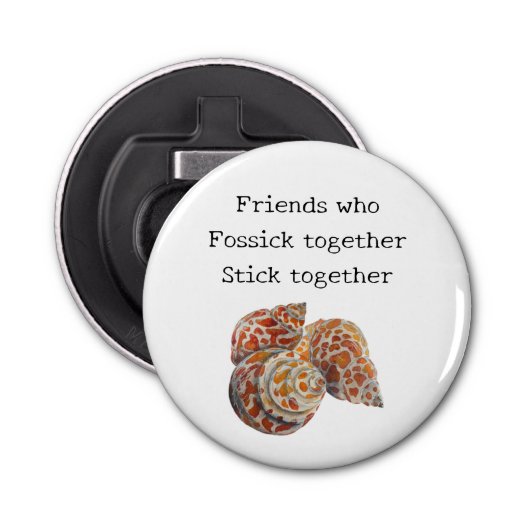 Seashell/Fossickers Flaschenöffner (Vorderseite)