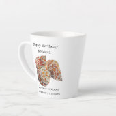 Seashell/Fossickers Geburtstag Milchtasse (Linke Ecke)