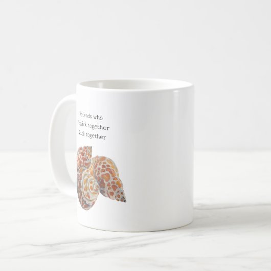Seashell/Fossickers Kaffeetasse (Vorderseite Links)