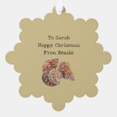 Seashell/Fossickers Ornament Karte (Rückseite)