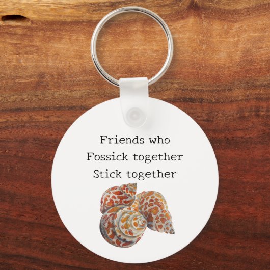 Seashell/Fossickers Schlüsselanhänger (Vorderseite)