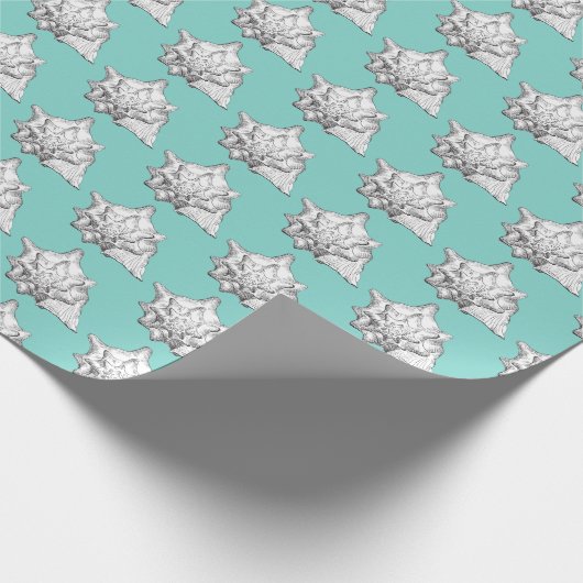 Seashell Geschenkpapier (Ecke)