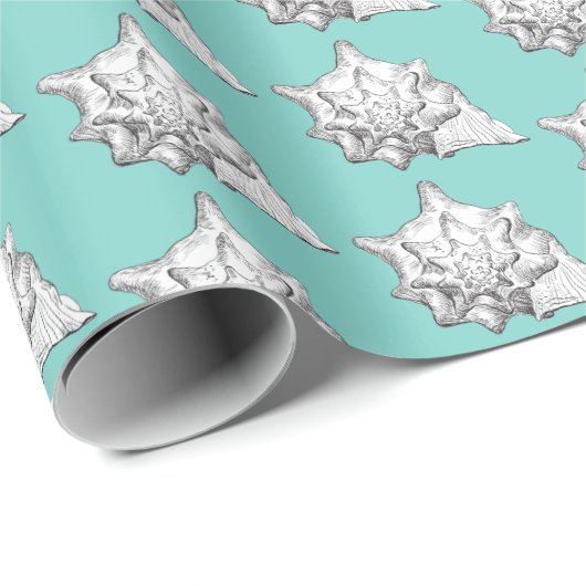 Seashell Geschenkpapier (Rolleneckpunkt)