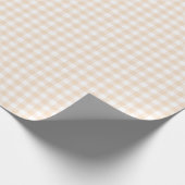 Seashell-Gingham-Packpapier Geschenkpapier (Ecke)
