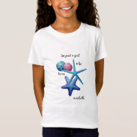 Seashell Girl Lieben Seashells Kids T - Shirt