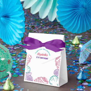 Seashell Girls Birthday Geschenkschachtel