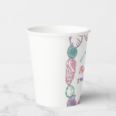 Seashell Girls Birthday Pappbecher (Rechts)