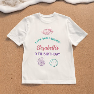 Seashell Girls Birthday T-Shirt
