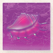 Seashell Glasuntersetzer (Vorderseite)