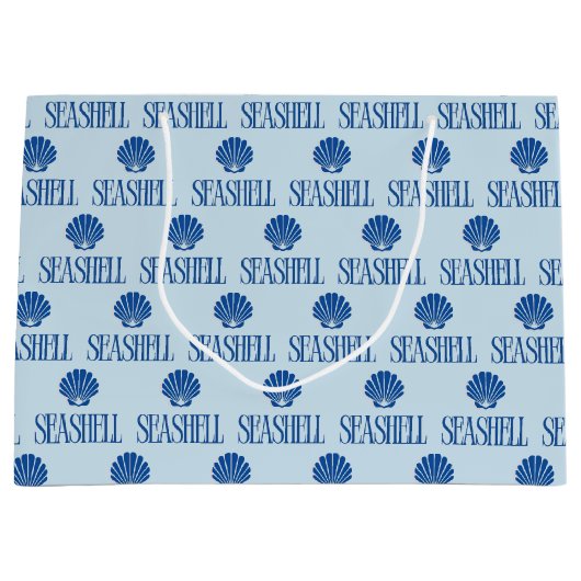 Seashell Große Geschenktüte (Vorderseite)
