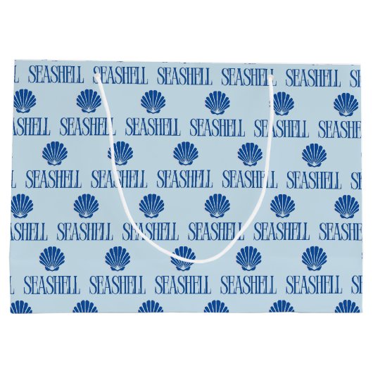 Seashell Große Geschenktüte (Rückseite)