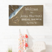 Seashell Heart Beach Brautparty Banner (Insitu)