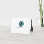 Seashell Heart Beach Brautparty Vielen Dank Dankeskarte (Rückseite)