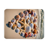 Seashell Heart Magnet (Horizontal)