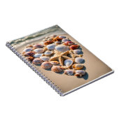 Seashell Heart Notizblock (Rechte Seite)