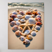 Seashell Heart Poster (Vorne)