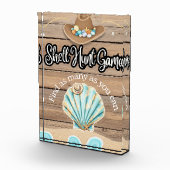 Seashell Hunt Sign Fotoblock (Rechts)