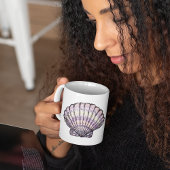 Seashell Illustration Coffee Tasse