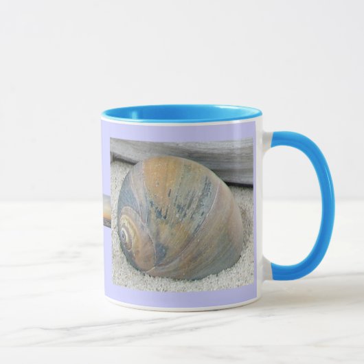 Seashell im Sonnenuntergang färbt Tasse (Rechts)