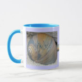 Seashell im Sonnenuntergang färbt Tasse (Links)
