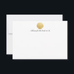 Seashell Imitate Gold Foil | Ocean Wedding Advice Hinweiskarte<br><div class="desc">Seashell Imitate Gold Foil | Ocean Wedding Advice</div>