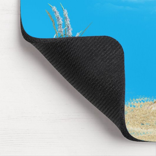Seashell in Sand in Sunshine Mousepad (Ecke)