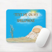 Seashell in Sand in Sunshine Mousepad (Mit Mouse)