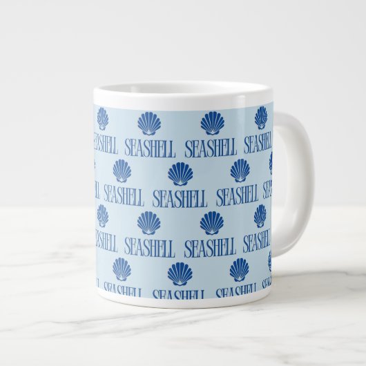 Seashell Jumbo-Tasse (Vorderseite Rechts)