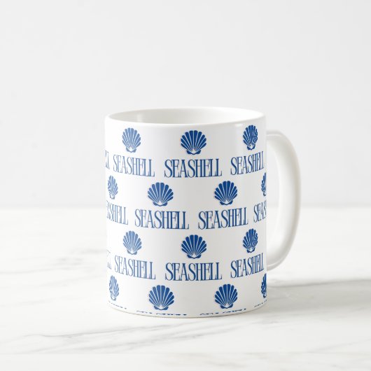 Seashell Kaffeetasse (VorderseiteRechts)