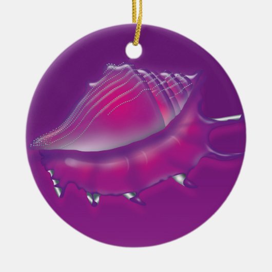 Seashell Keramik Ornament (Vorne)