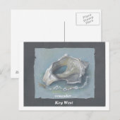 SEASHELL_Key West Postkarte (Vorne/Hinten)