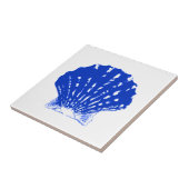 Seashell - Kobalt blau und weiß Fliese (Seite)