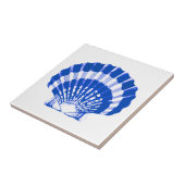 Seashell - Kobaltblau und -WEISS Fliese (Seite)