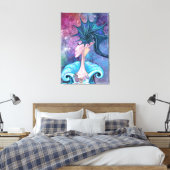 Seashell Lady Canvas Print - Malerei Leinwanddruck (Insitu (Schlafzimmer))