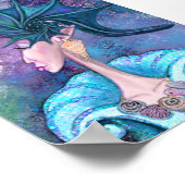 Seashell Lady Poster - Malerei (Ecke)