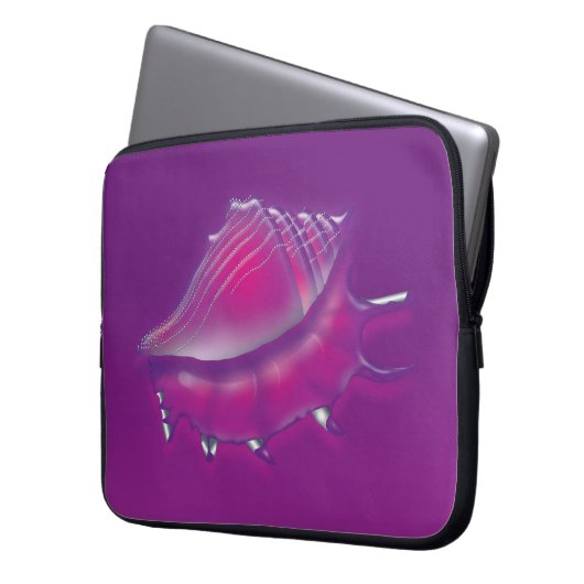 Seashell Laptopschutzhülle (Vorderseite Links)