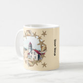 Seashell Lighthouse Kaffeetasse (Vorderseite Links)